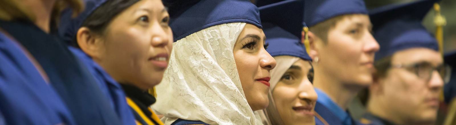 International Student at undergraduate commencement