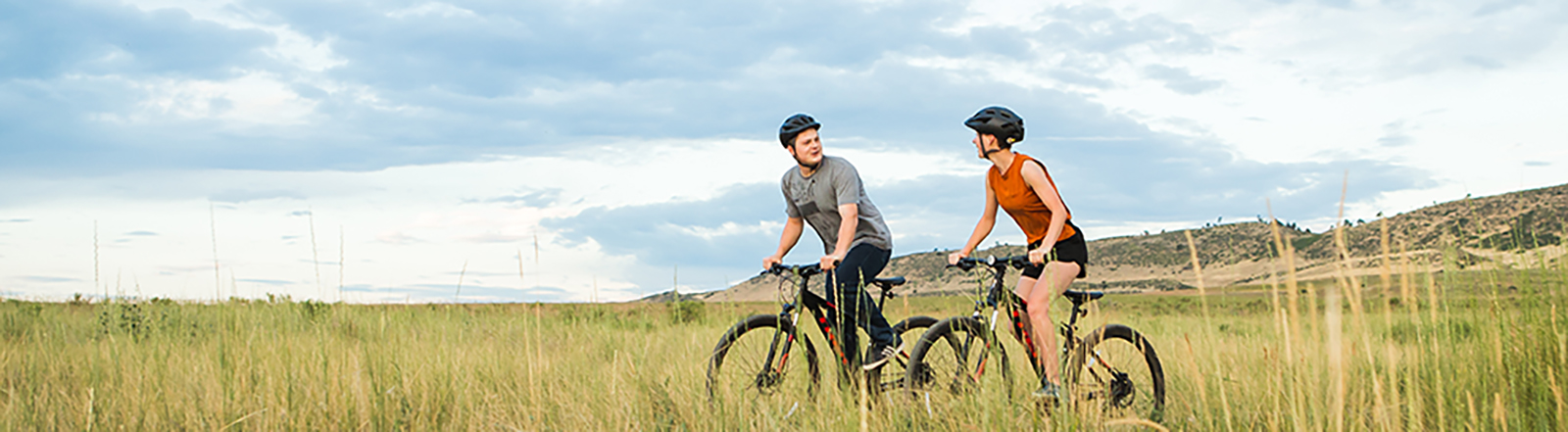 Students Riding Bicycles