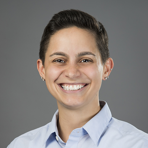 Jenna Altomare facing front and smiling.